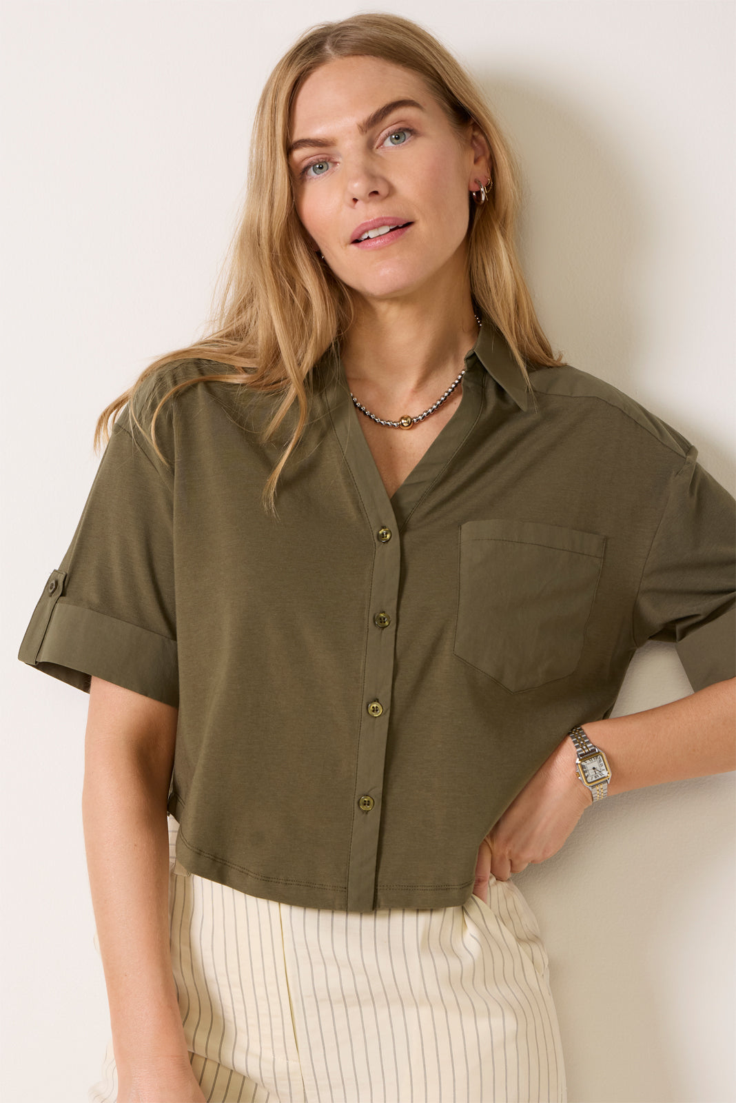 Nelson Cropped Shirt