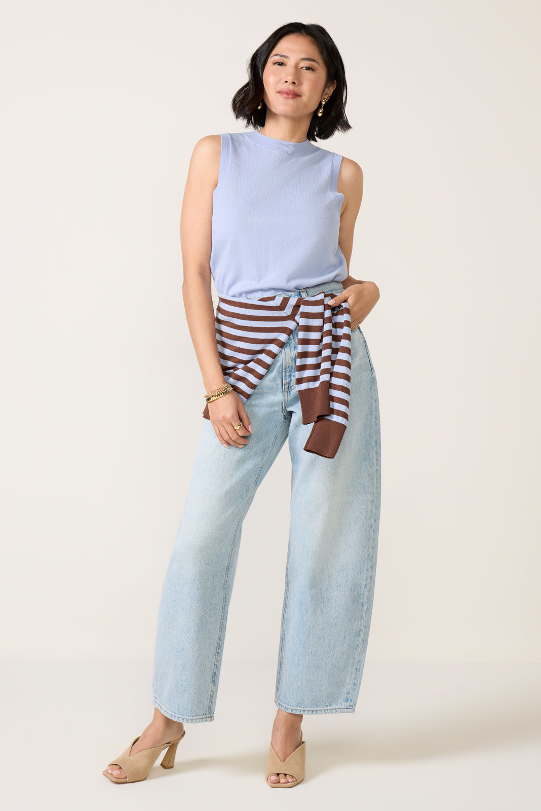 Petite Wes Barrel Jean