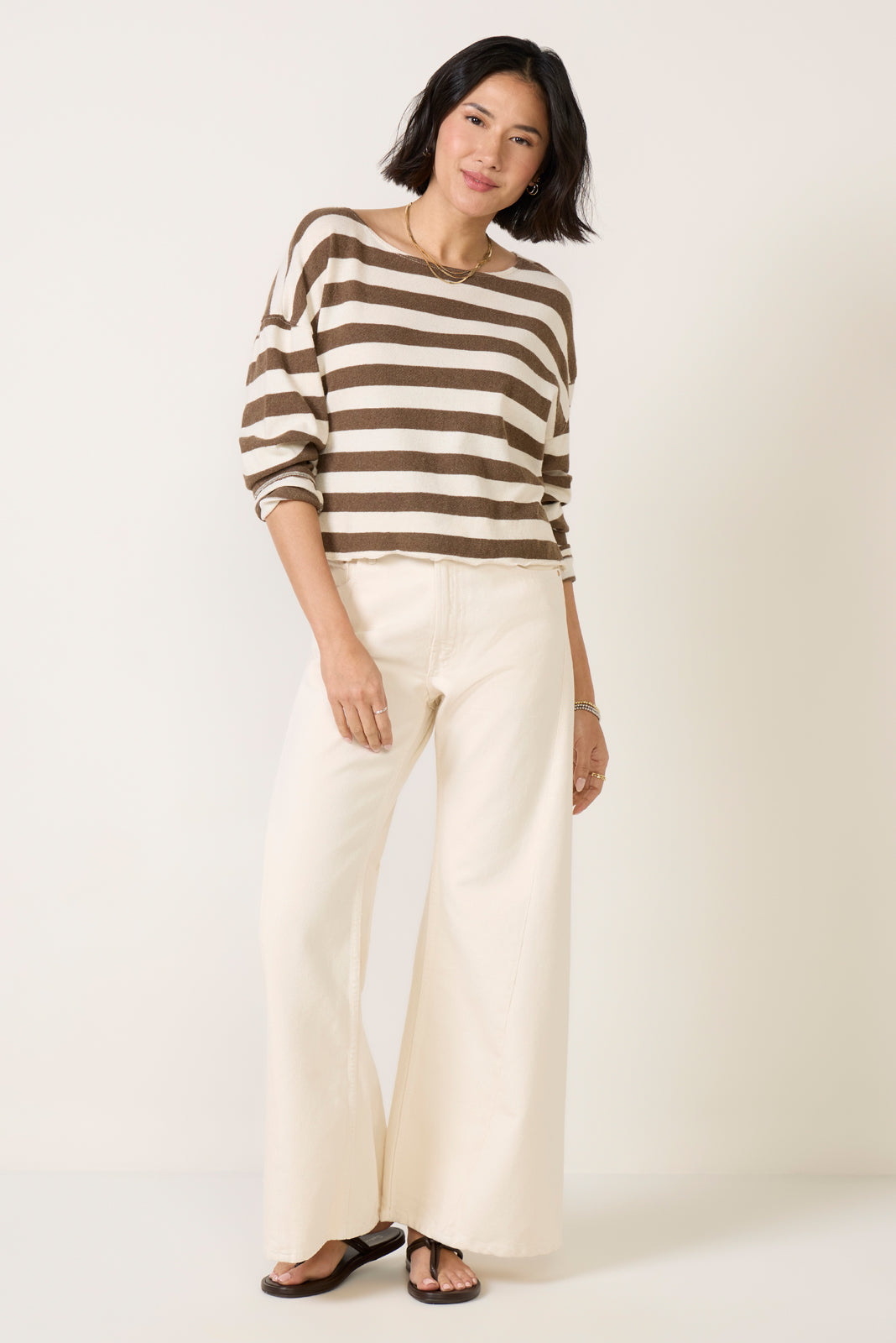 Petite Lil Lemon Twist Sneak Wide Leg Jean