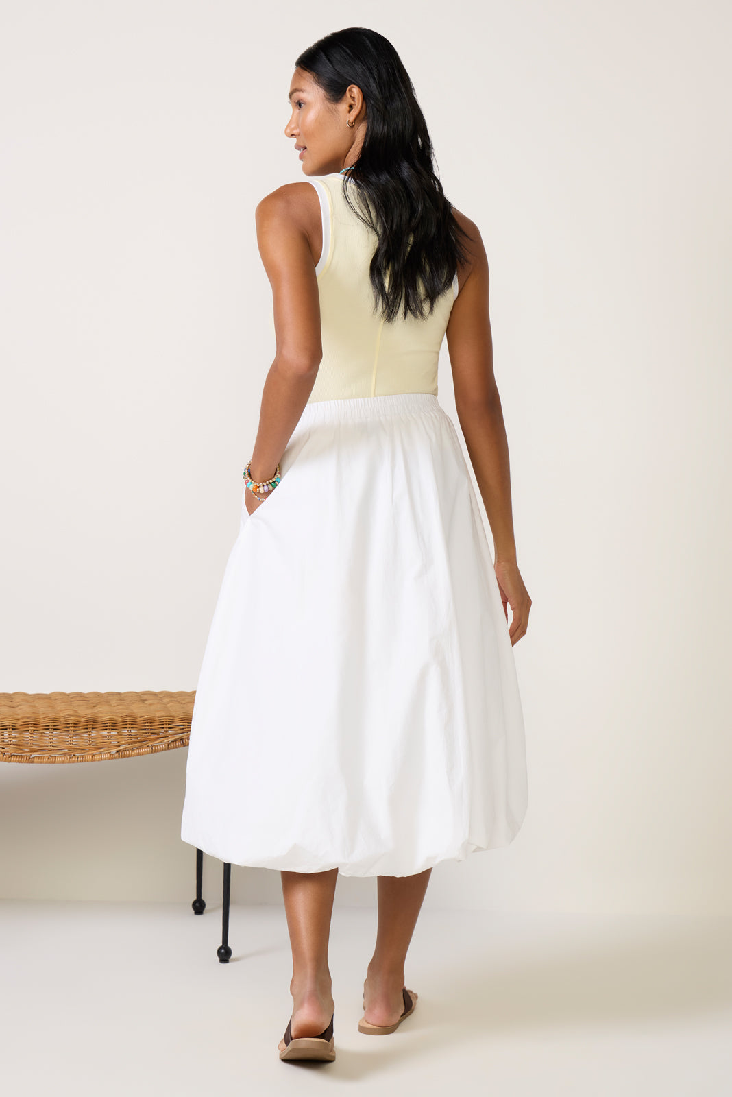 Quin Bubble Maxi Skirt
