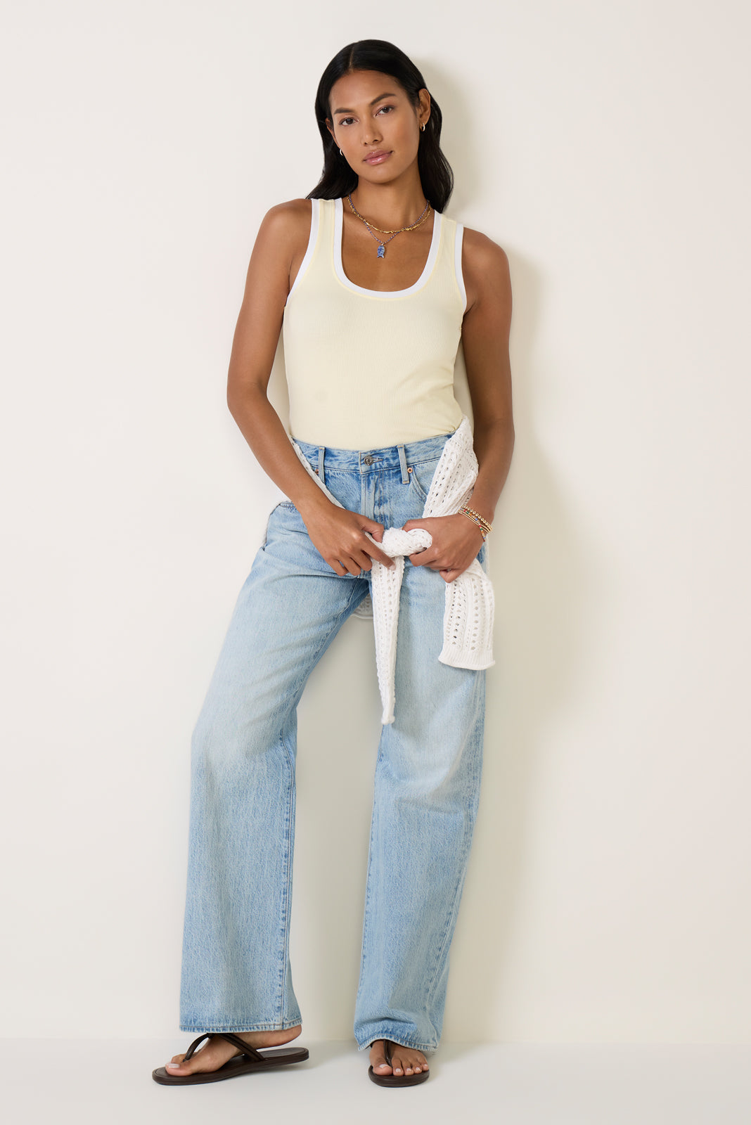 Sirena Colorblocked Rib Tank