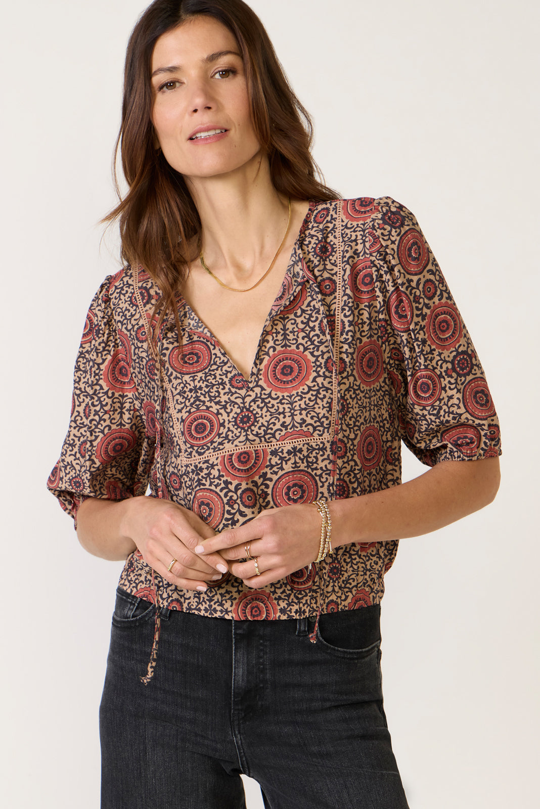 Mckenna Puff Sleeve Blouse