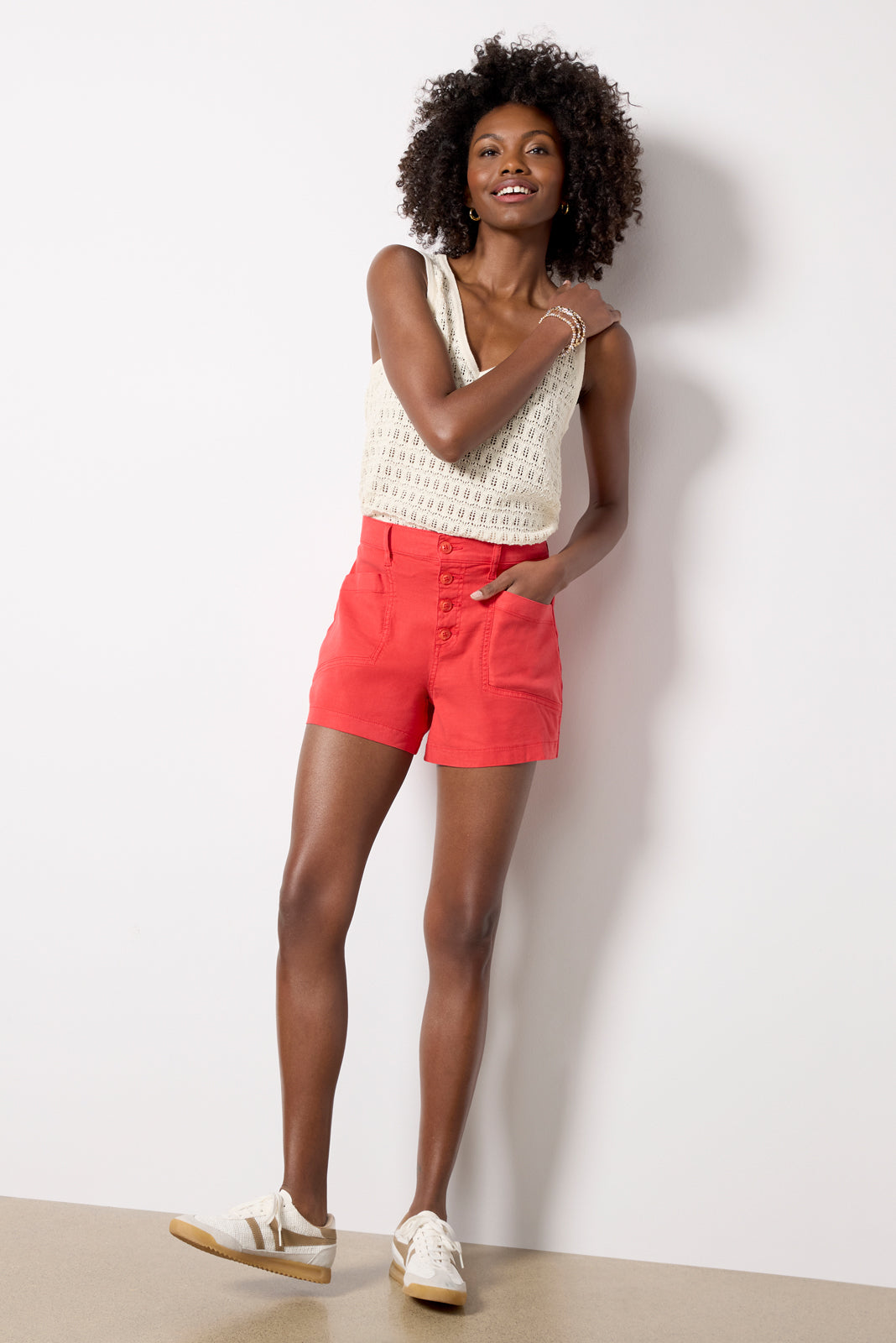 Joelle Stretch Linen Short