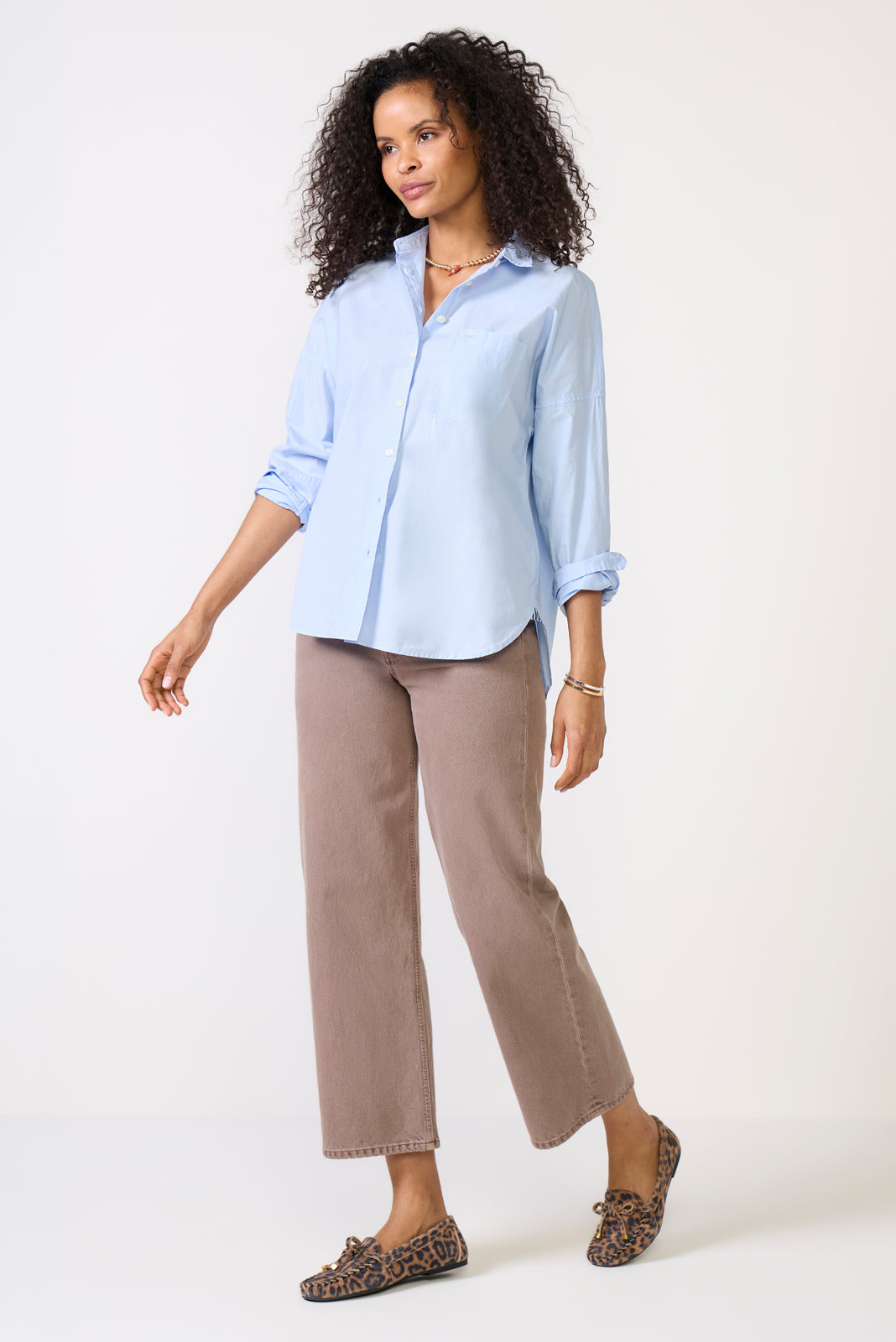 Jo Shirt in Cotton Poplin