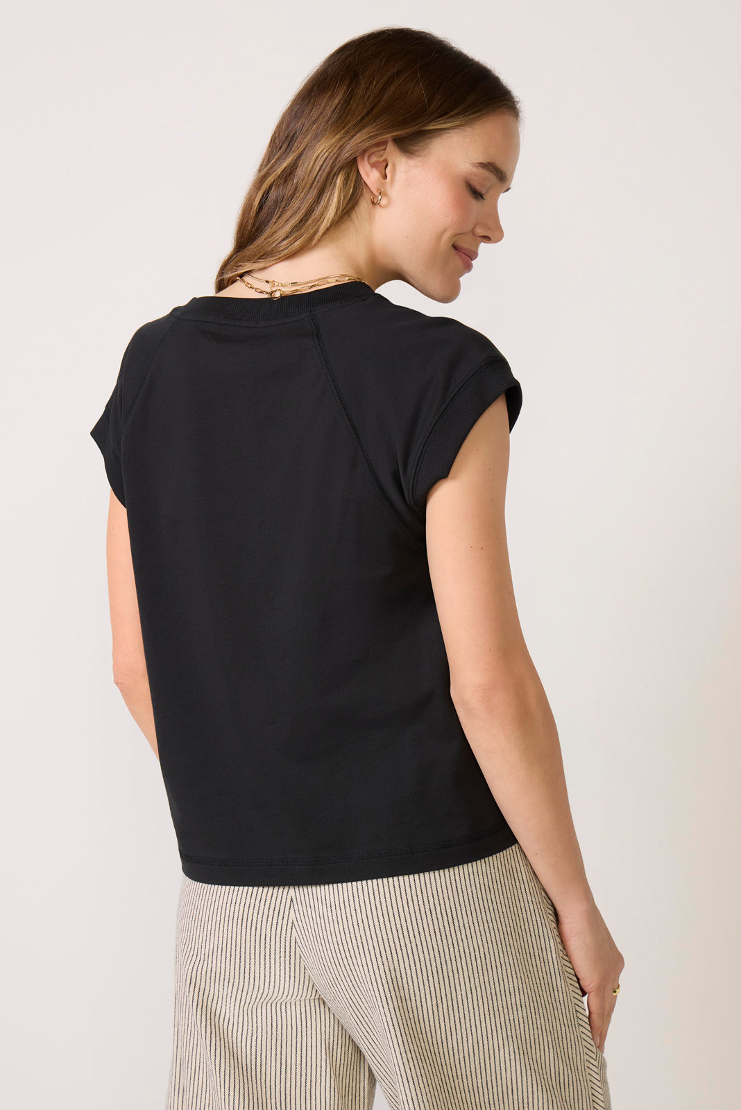 Nora V Neck Muscle Tee