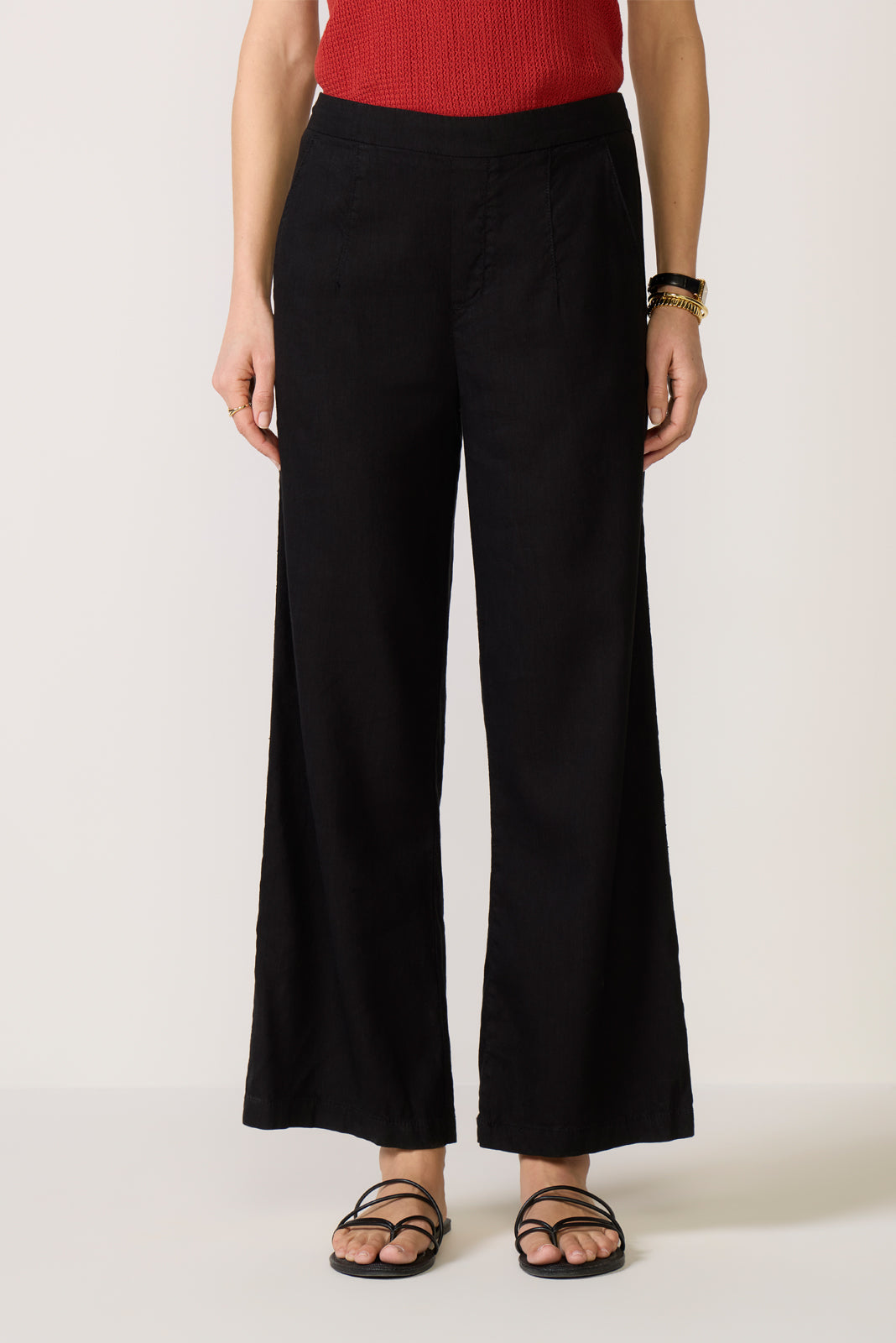 Maya Wide Leg Linen Pant