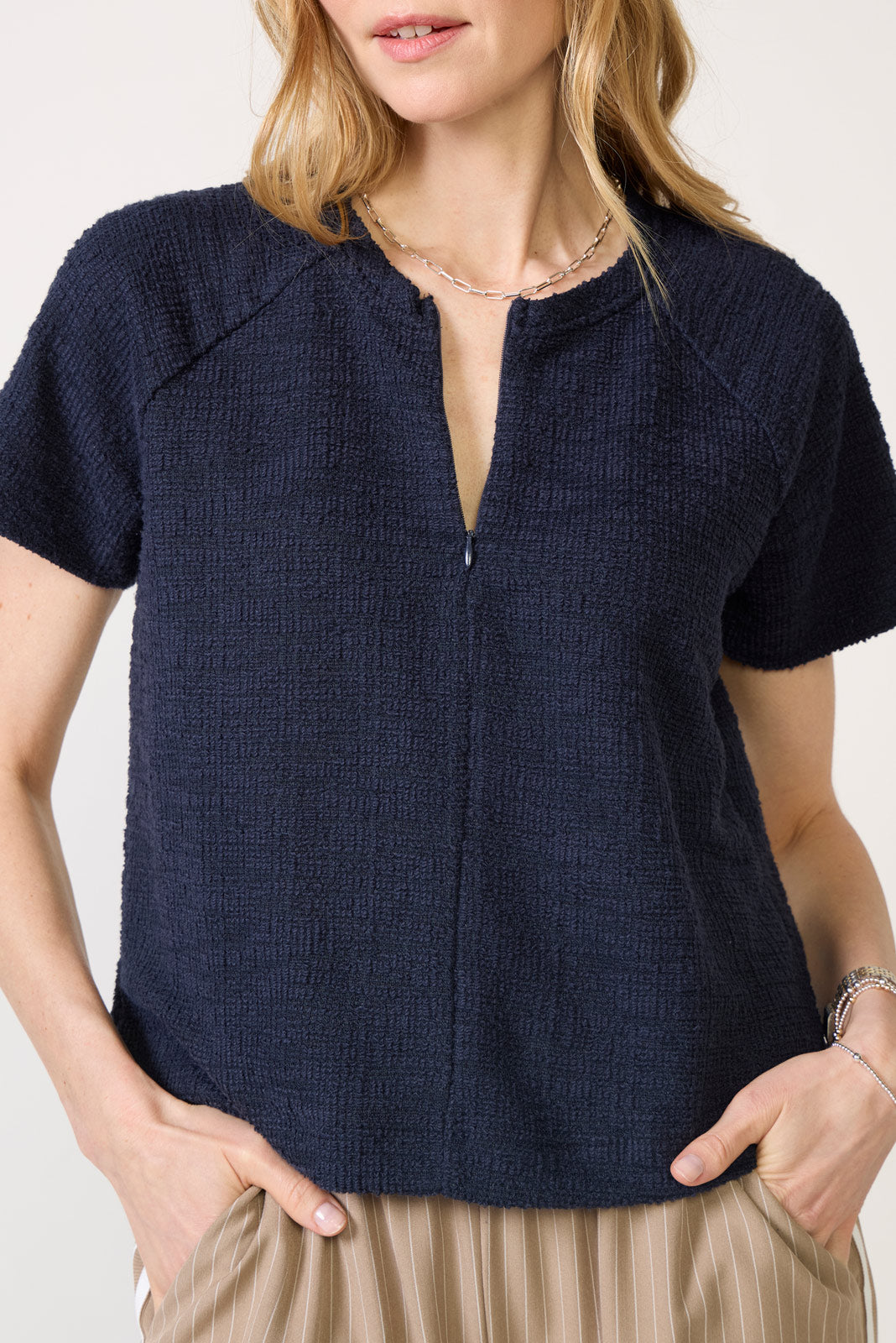 Scottie Zip Up Top