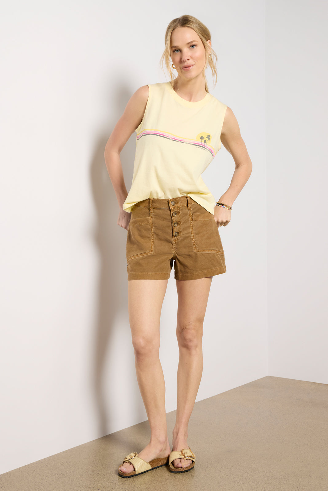 Joelle Stretch Linen Short