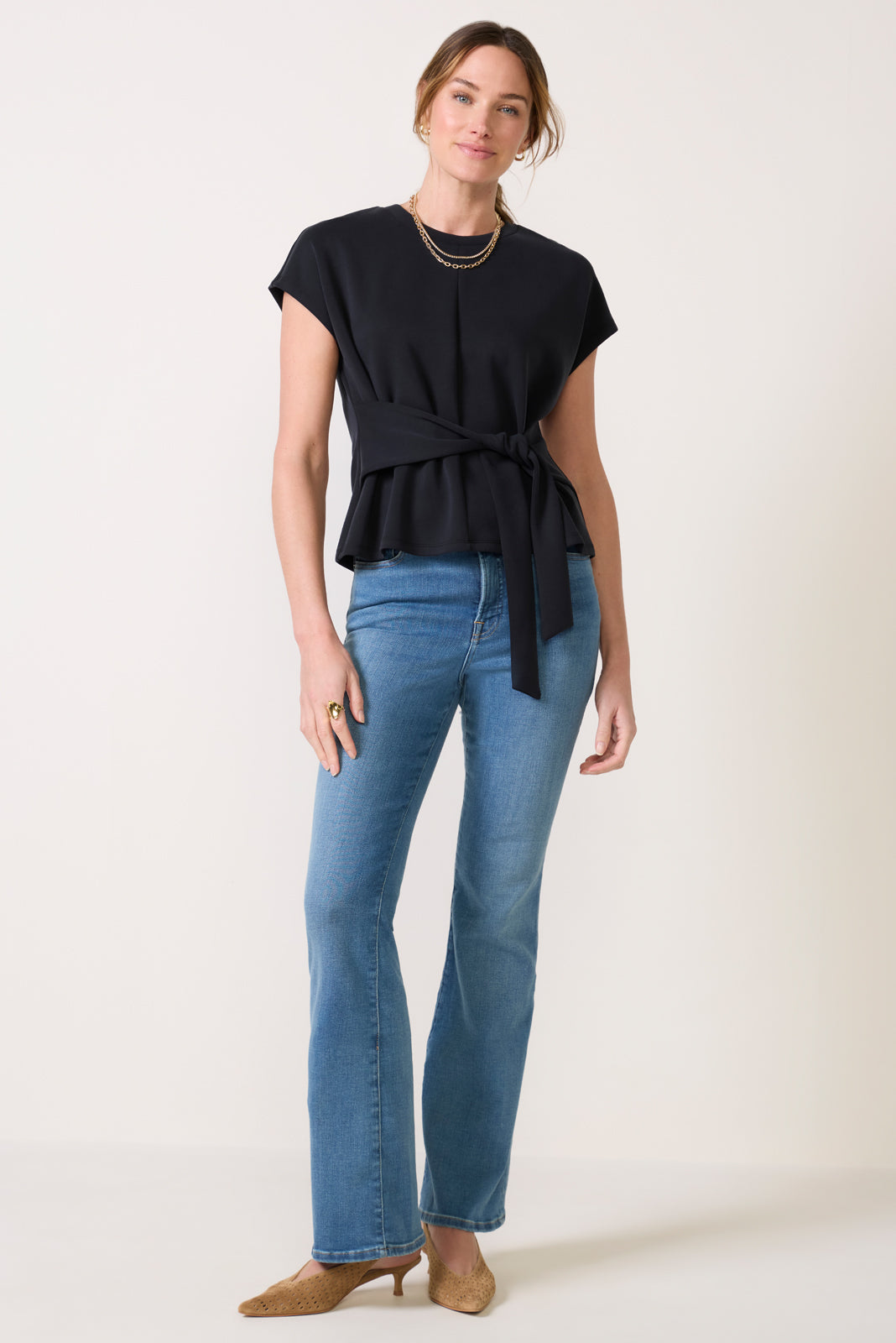 Max Tie Front Scuba Top