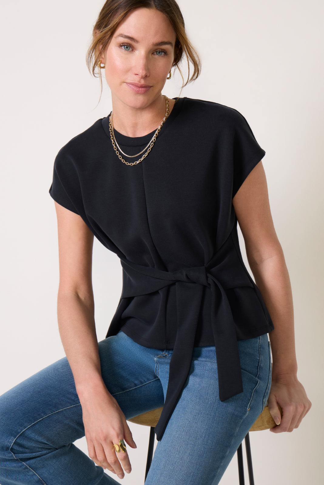 Max Tie Front Scuba Top