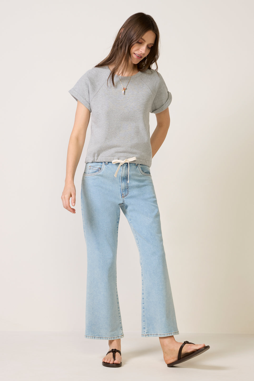 Sydney Tie Bottom Sweatshirt