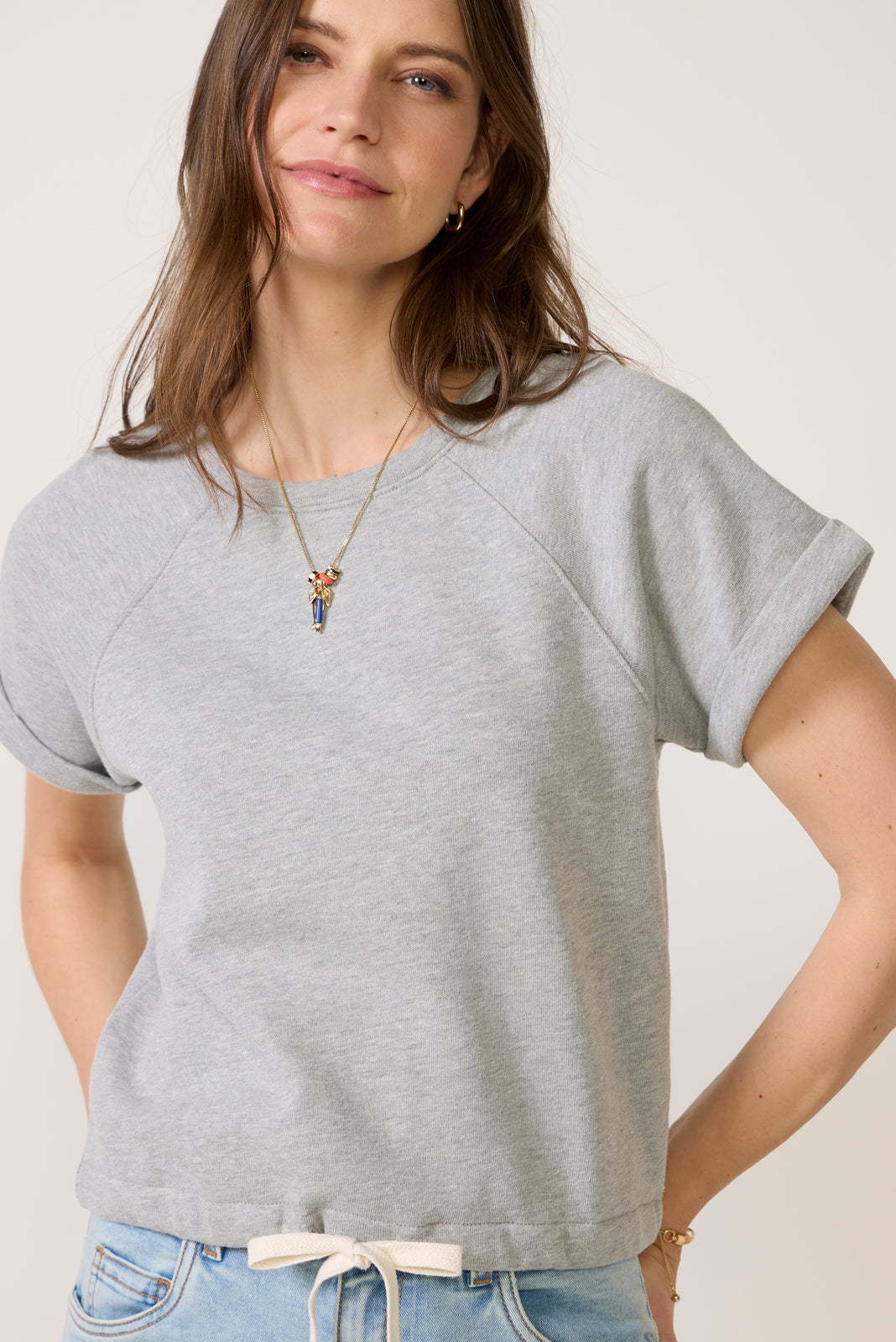 Sydney Tie Bottom Sweatshirt