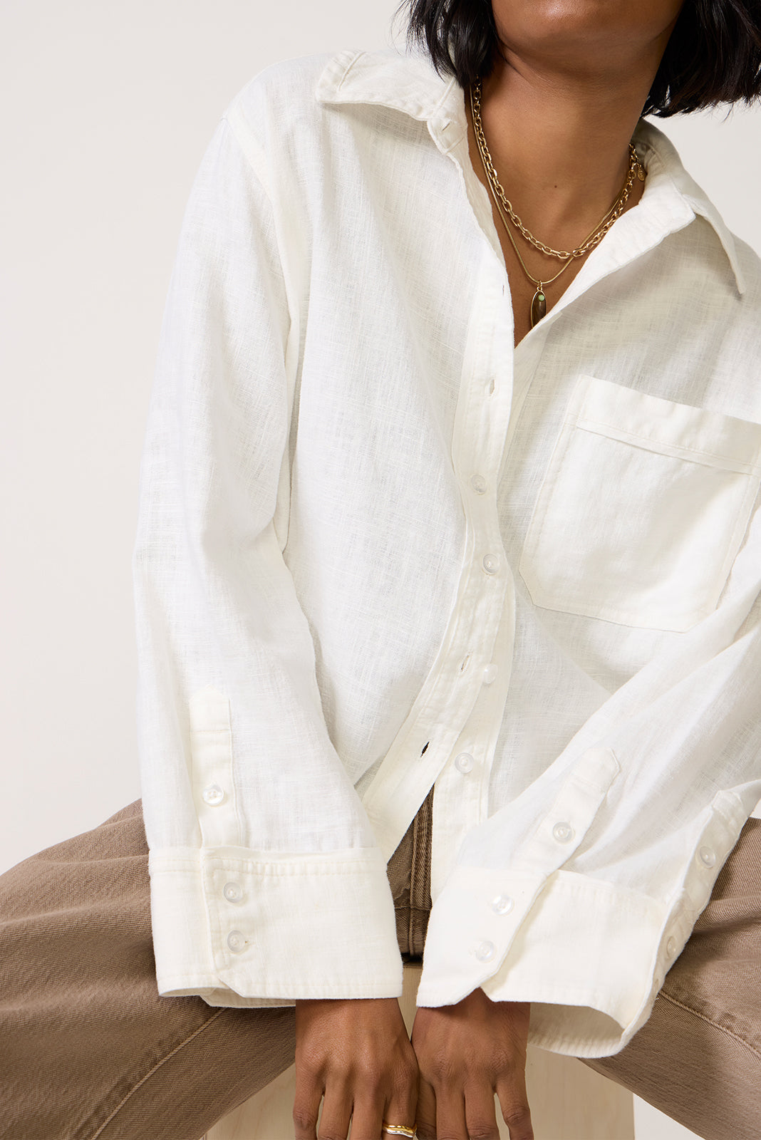 Linen Laurel Top