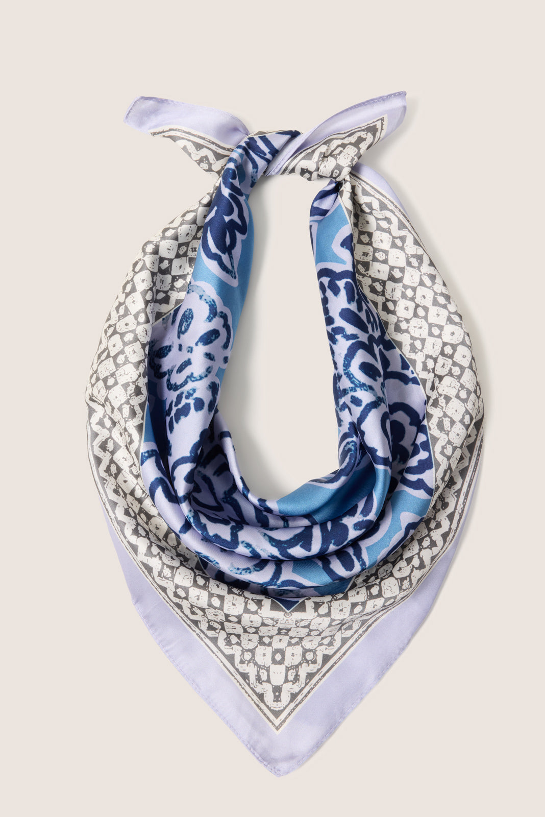 Lila Floral Bandana