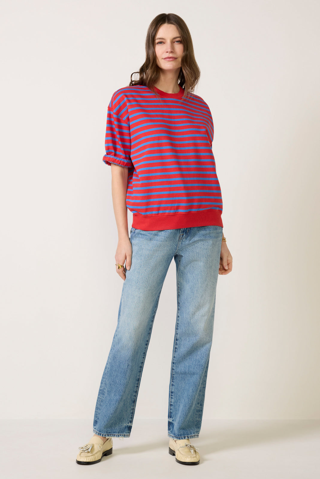 Short Sleeve Oversized Sweatshirt