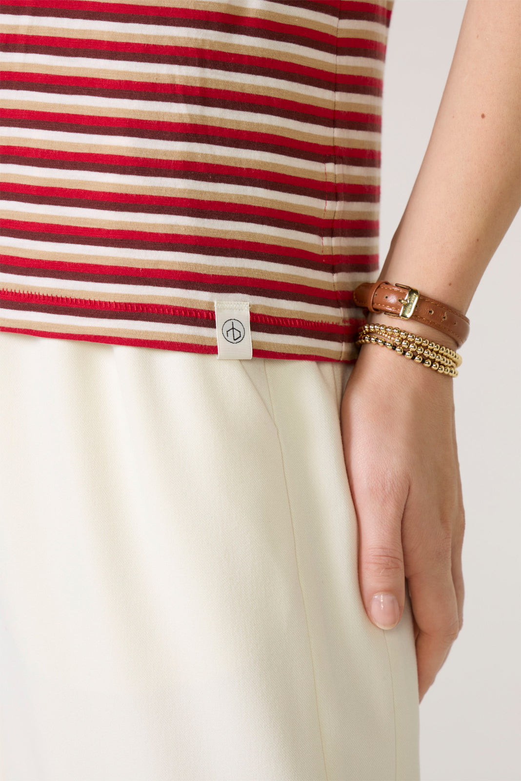 The Slub Stripe Tee