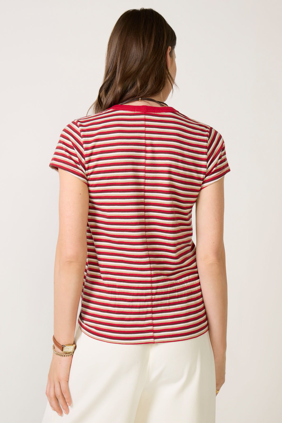 The Slub Stripe Tee