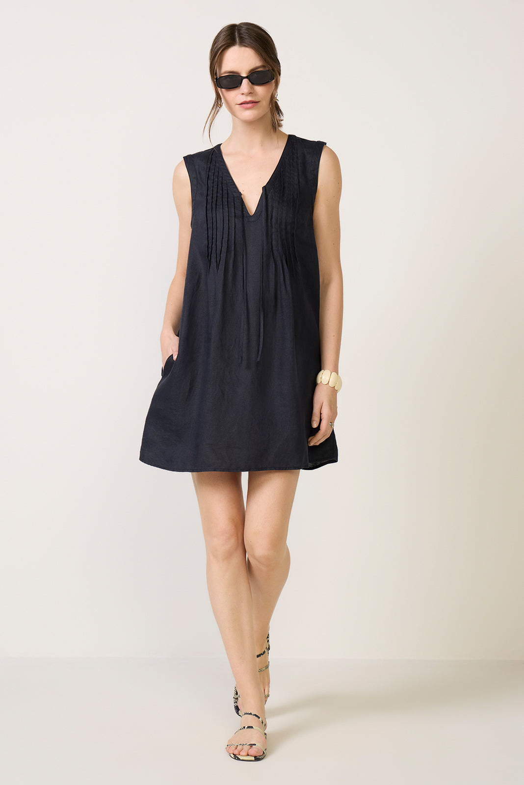 Stella Linen Mini Dress