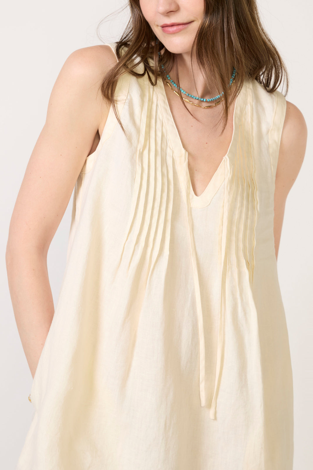 Stella Linen Mini Dress
