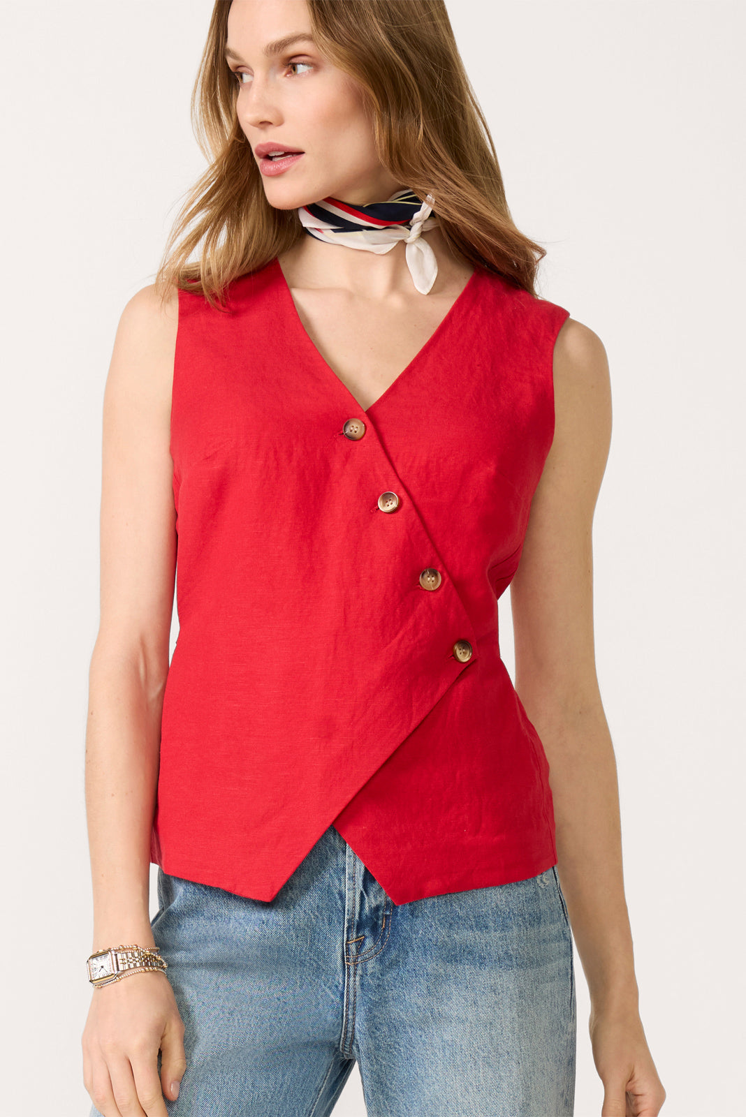 Ridley Linen Vest
