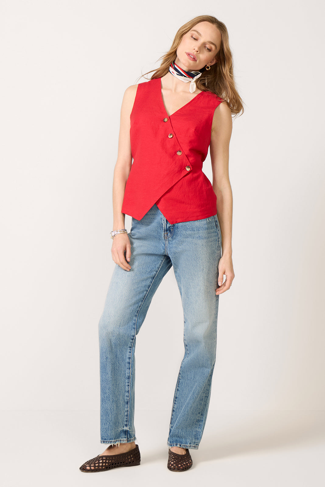 Ridley Linen Vest