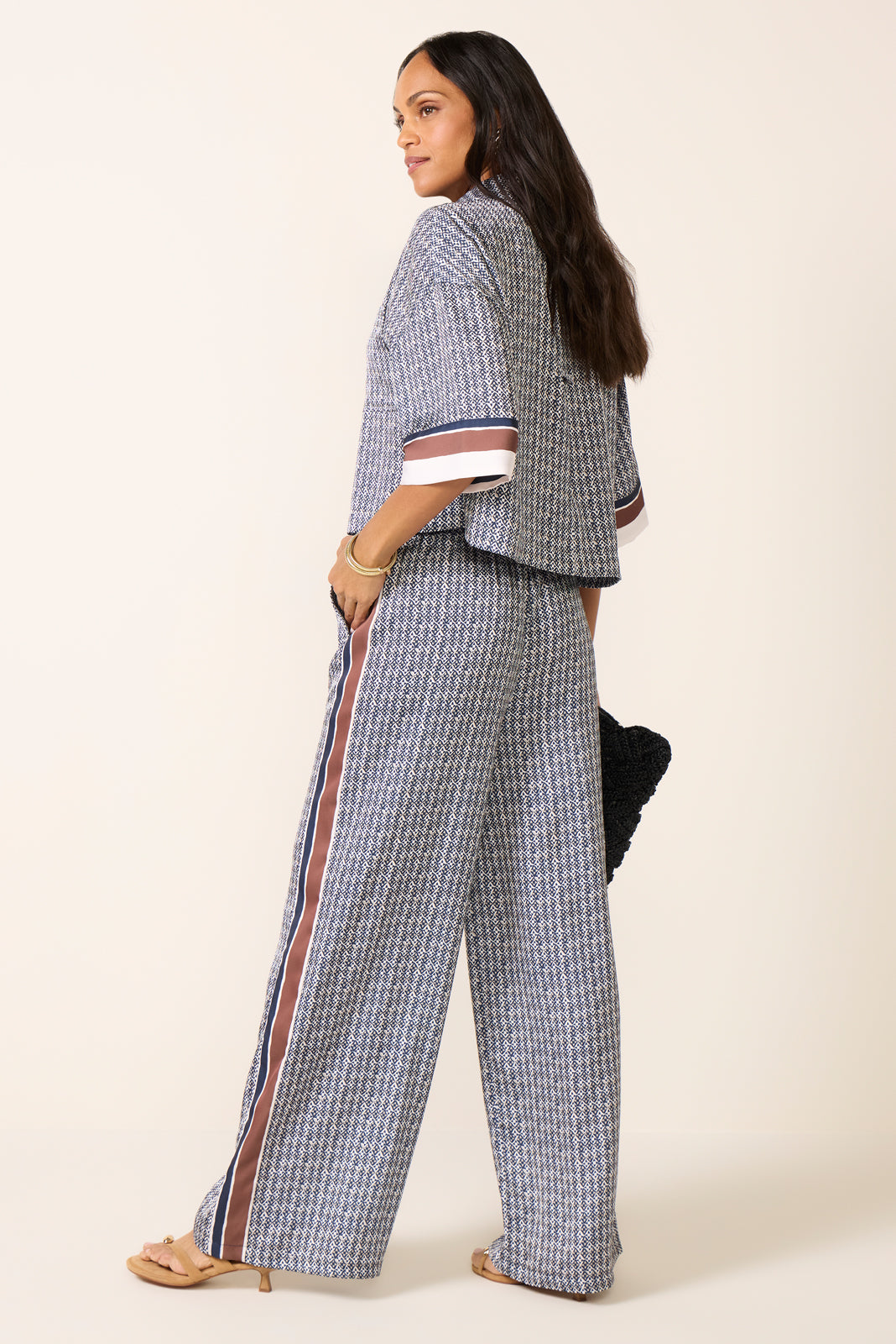 Printed Tala w Track Stripe
