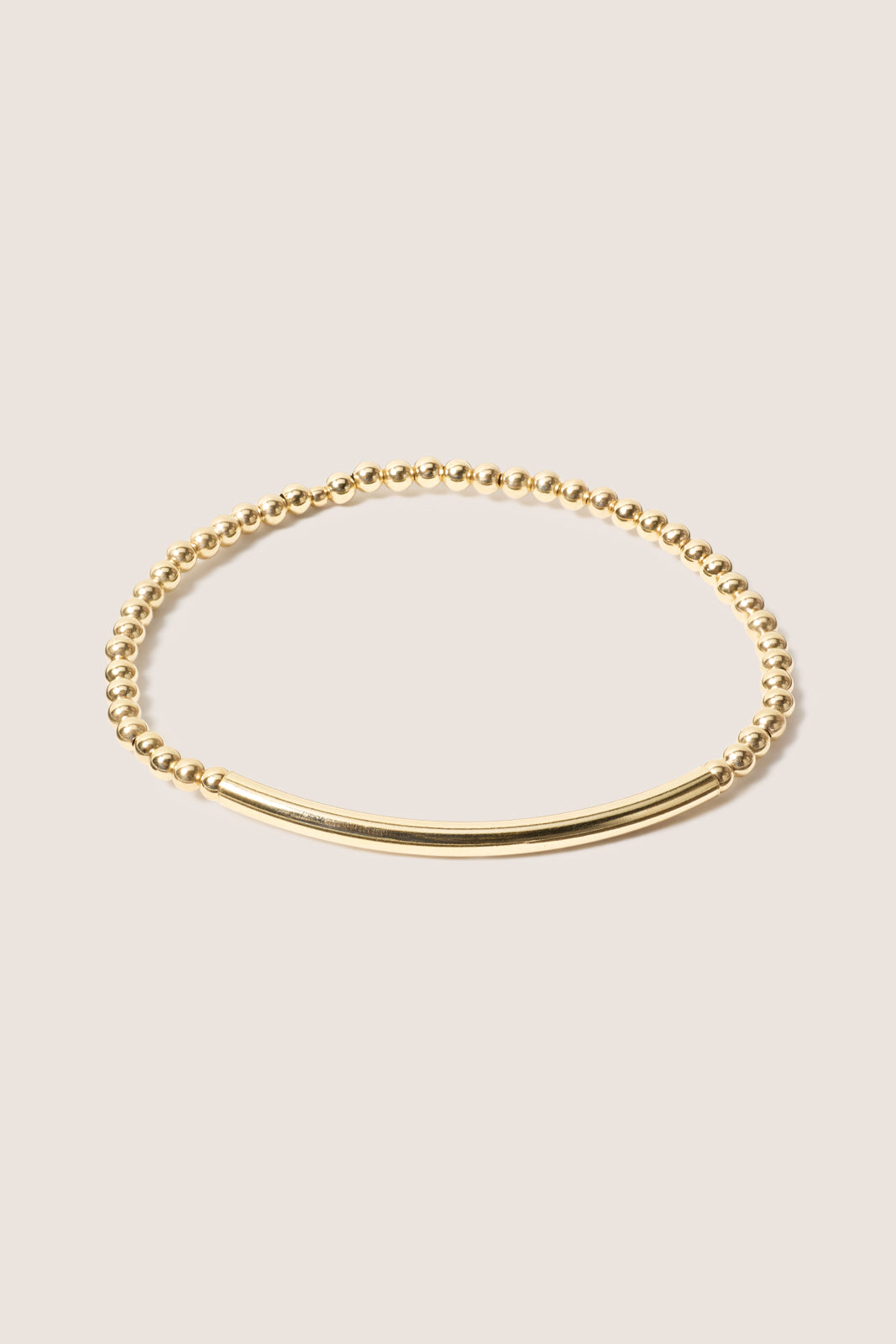 Bliss Bar Smooth Gold 3mm Bracelet