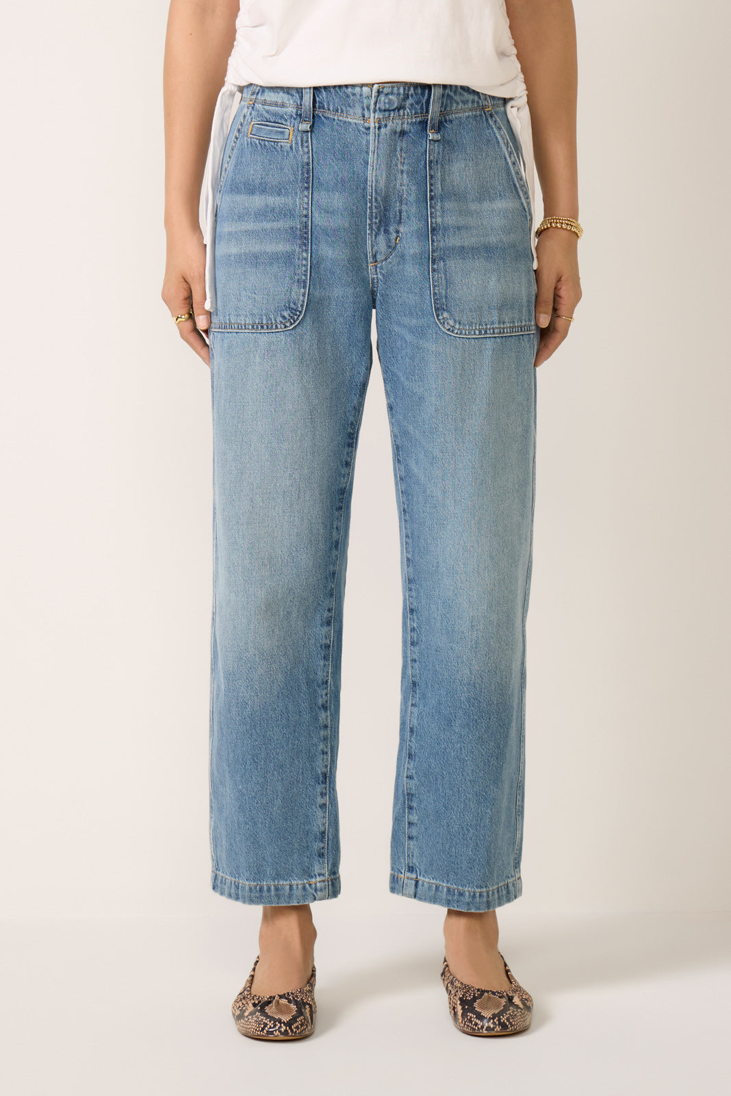 Winslow Wide Leg Utility Jean