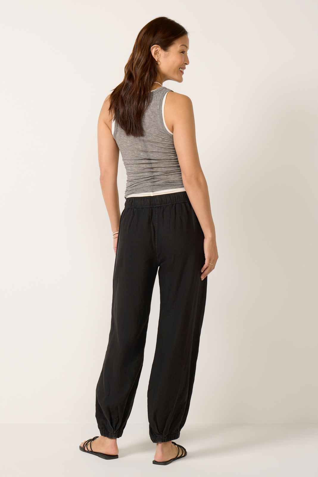 Melody Micro Linen Balloon Pant