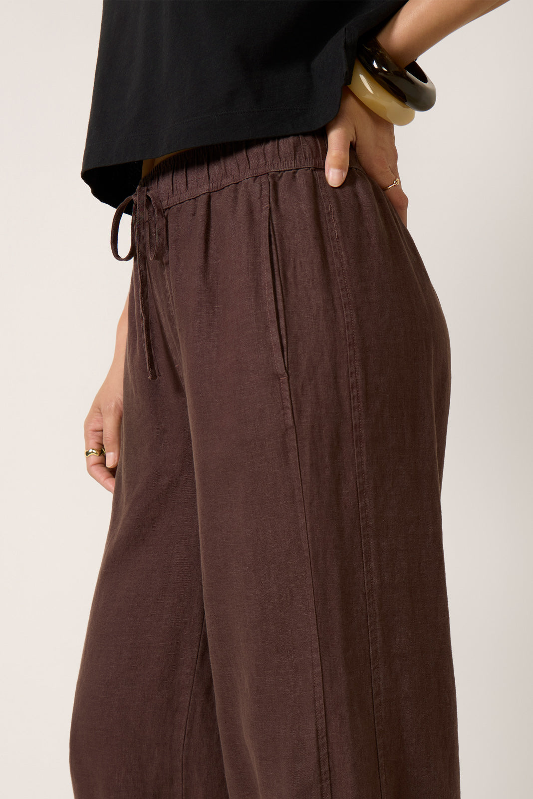 Melody Micro Linen Balloon Pant