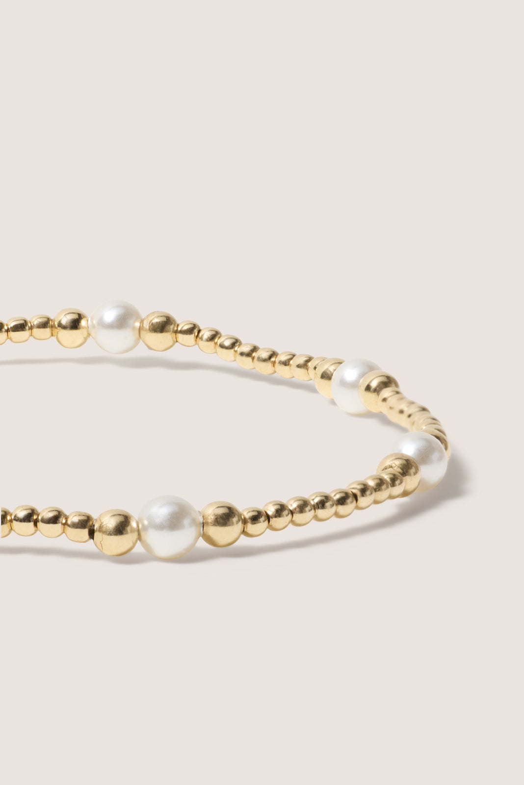 Purpose Pearl 4mm Gold Bracelet