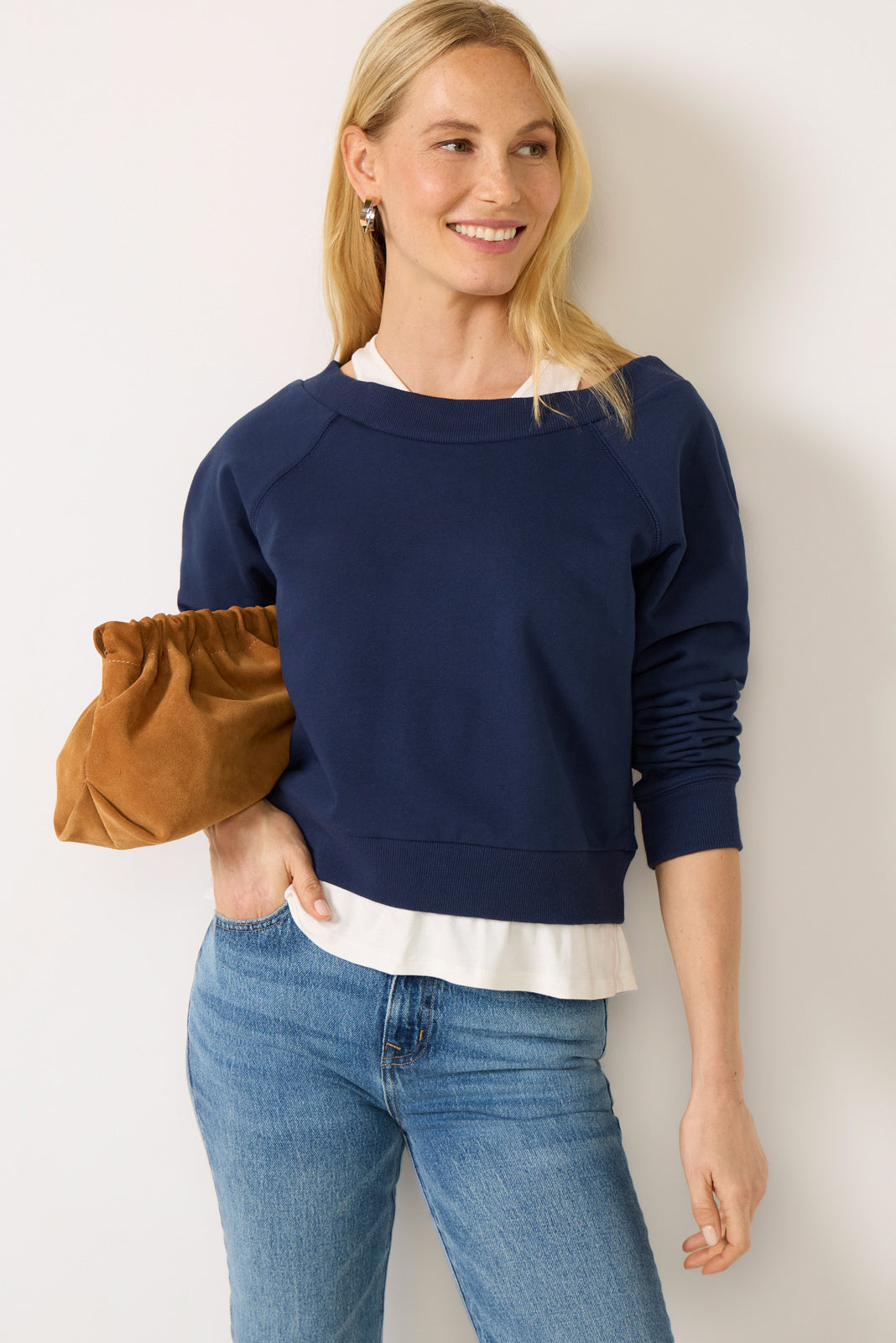 Lizzie Twofer Tank Sweatshirt