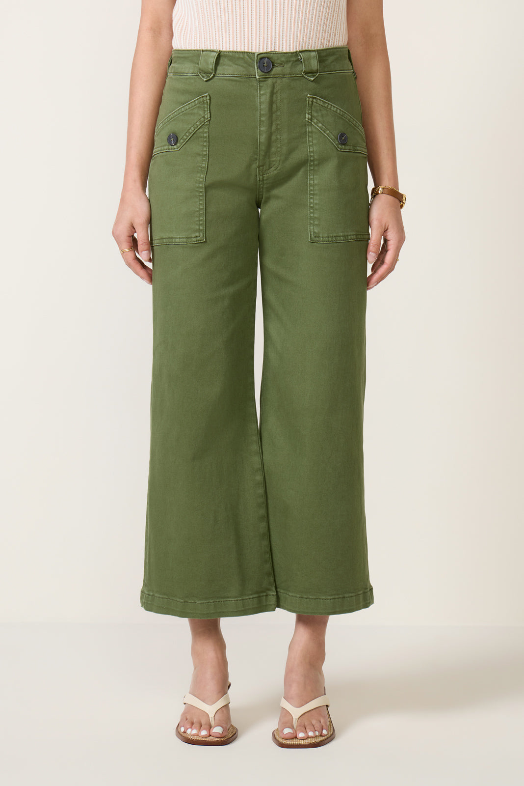 Petite Meg Wide Leg w Utility Pockets Pant