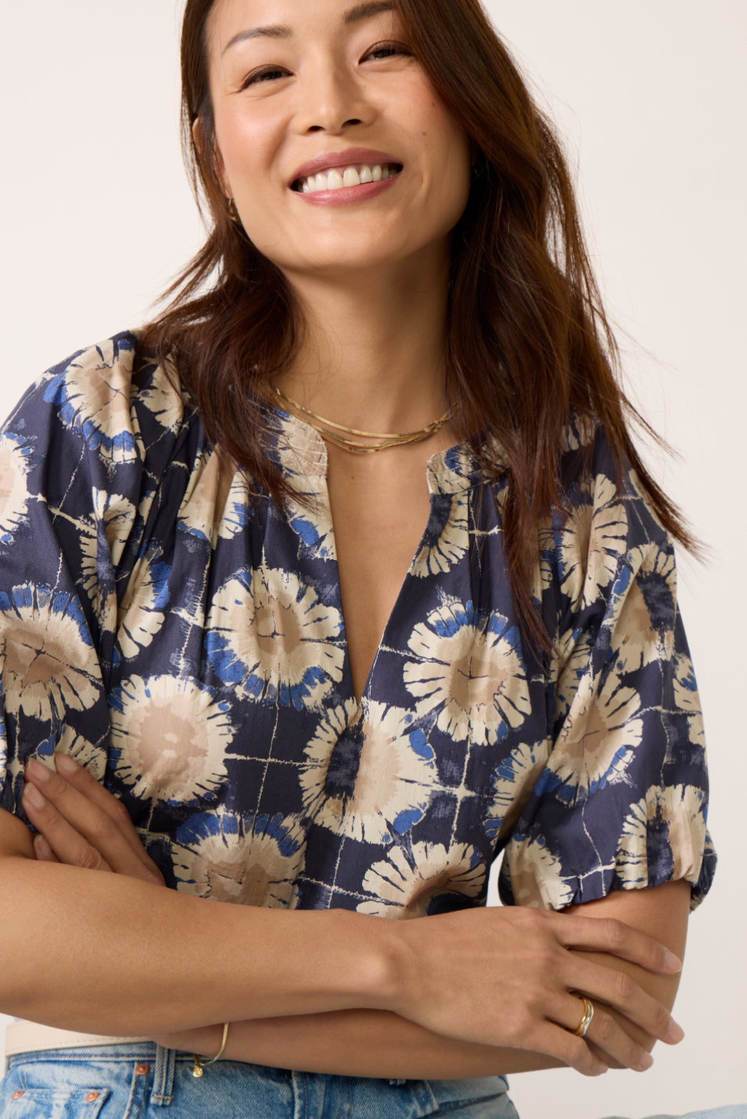 Kellen Dye Effect Blouse