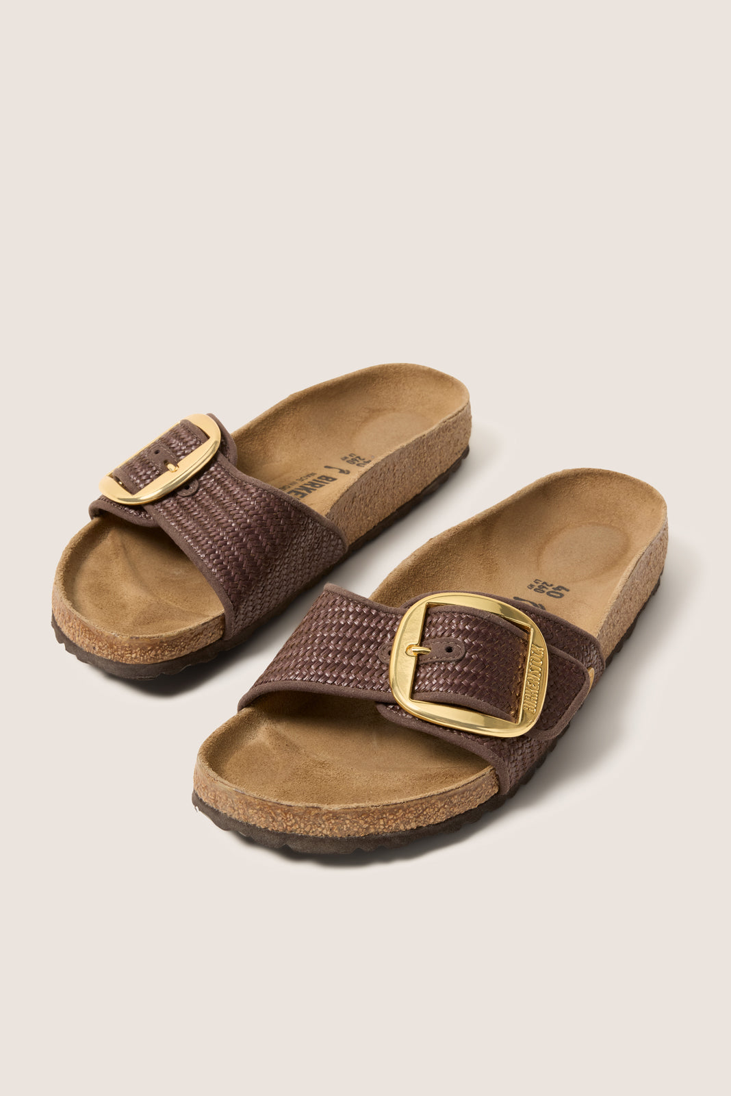 Madrid Big Buckle Raffia