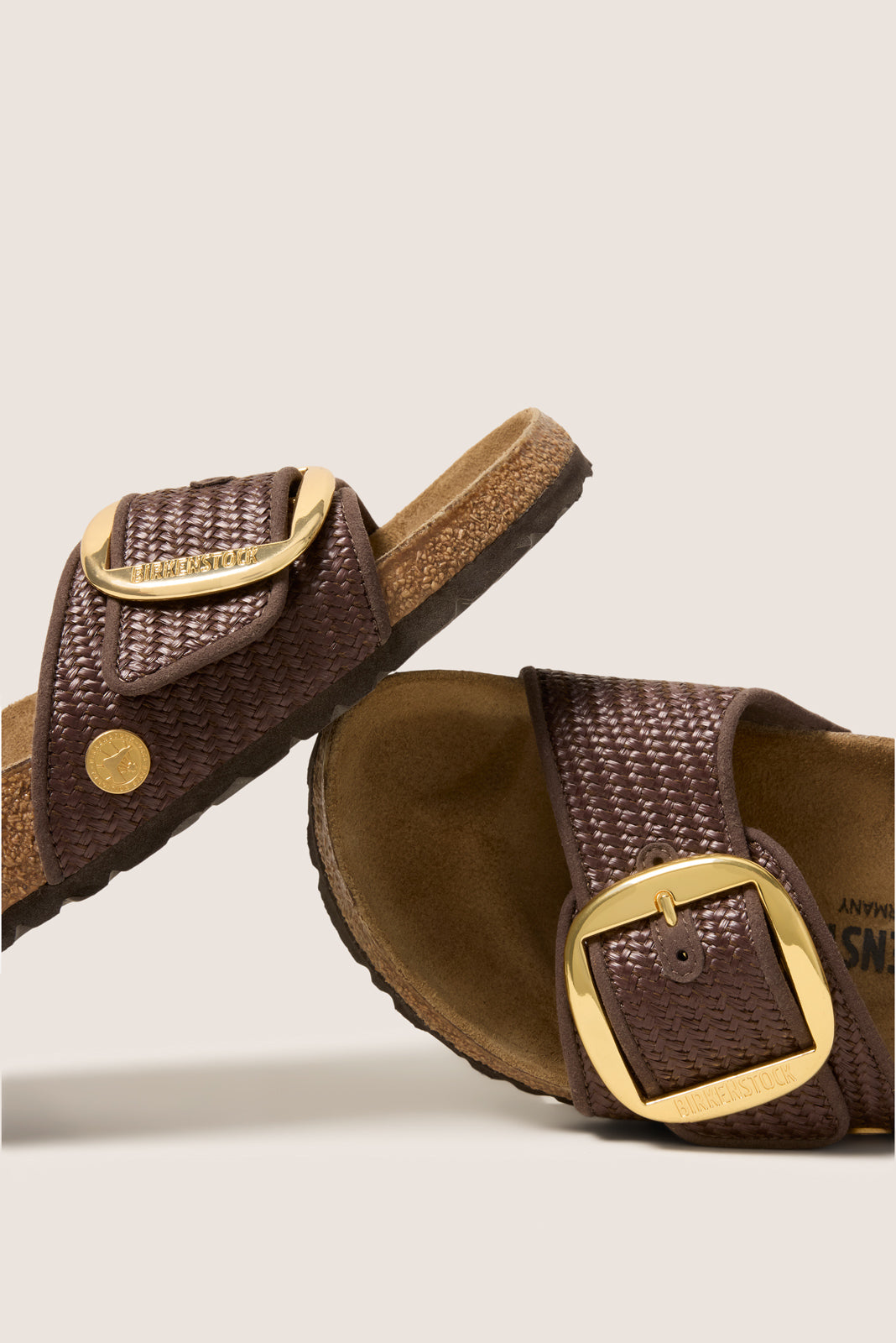 Madrid Big Buckle Raffia