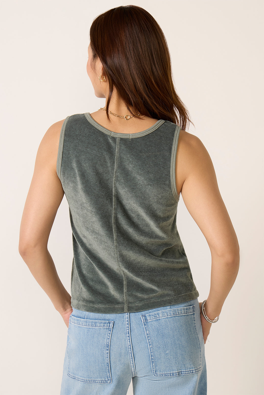 Sonny Velour Tank Top