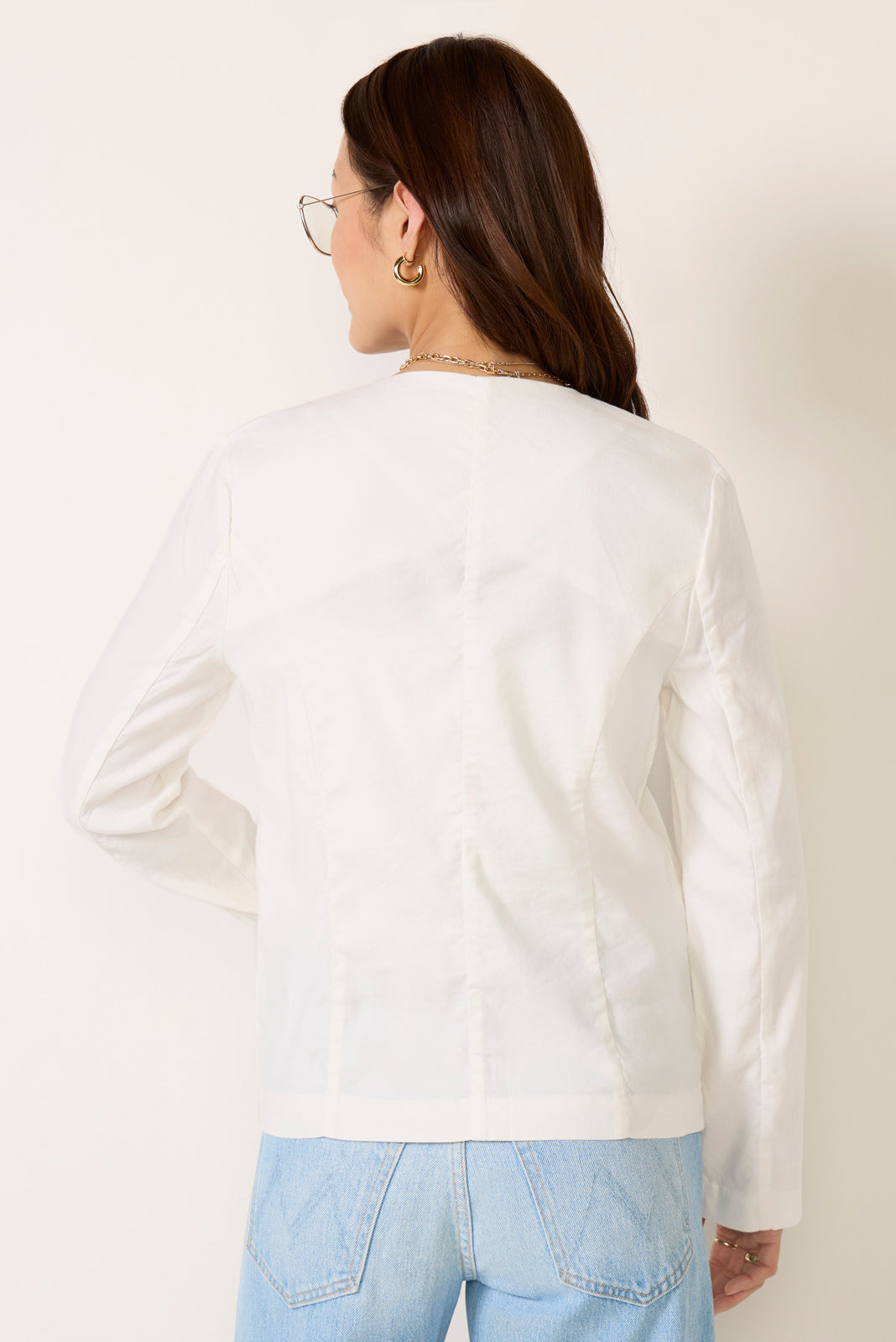 Mya Stretch Linen Blazer