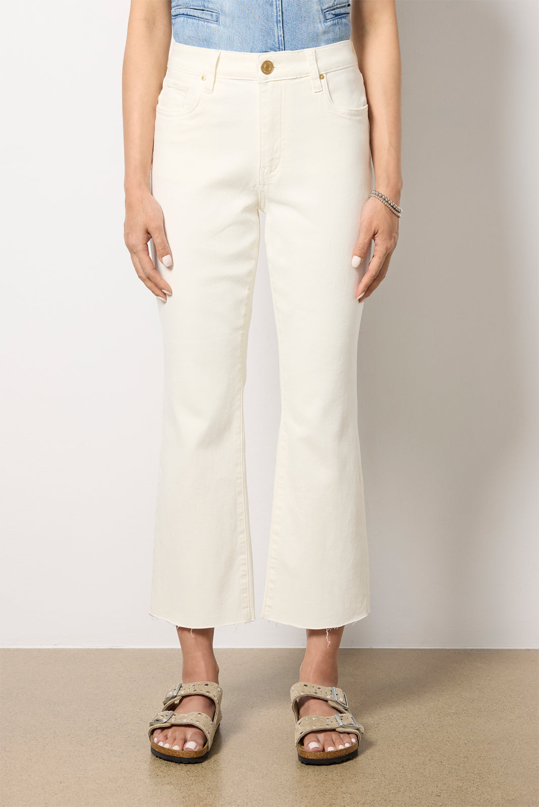 Petite Kelsey High Rise Ankle Flare