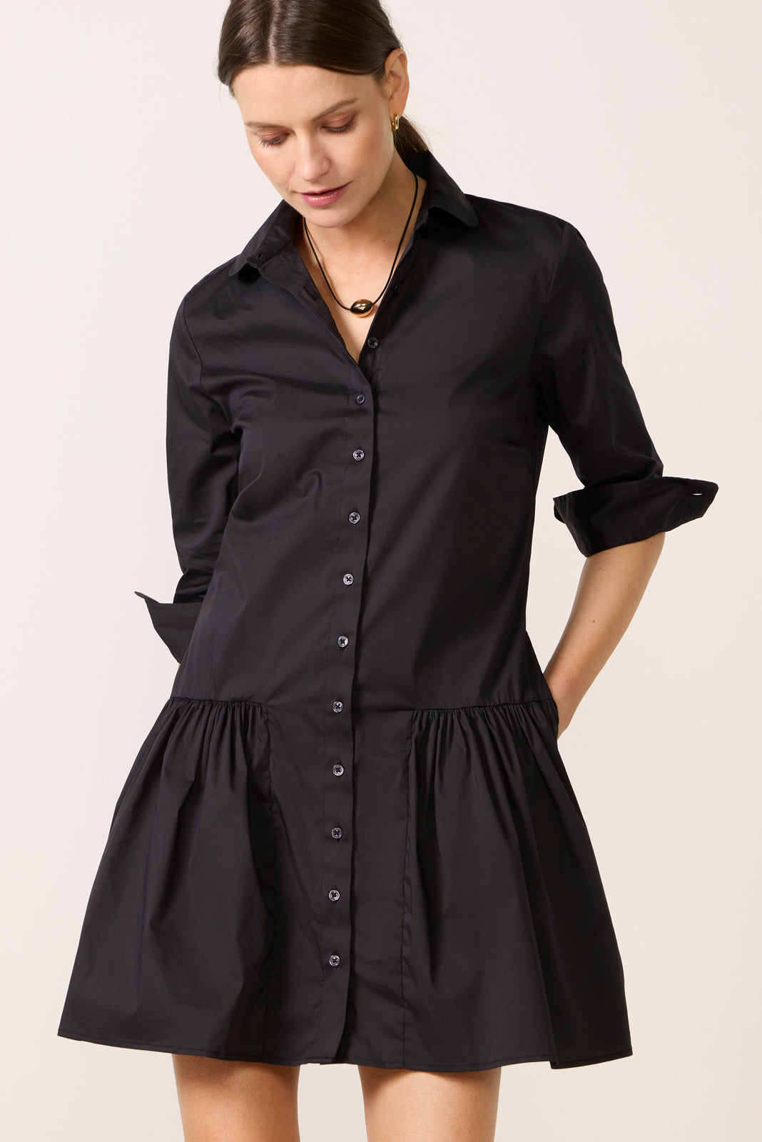The Drop Waist Shirt Dress