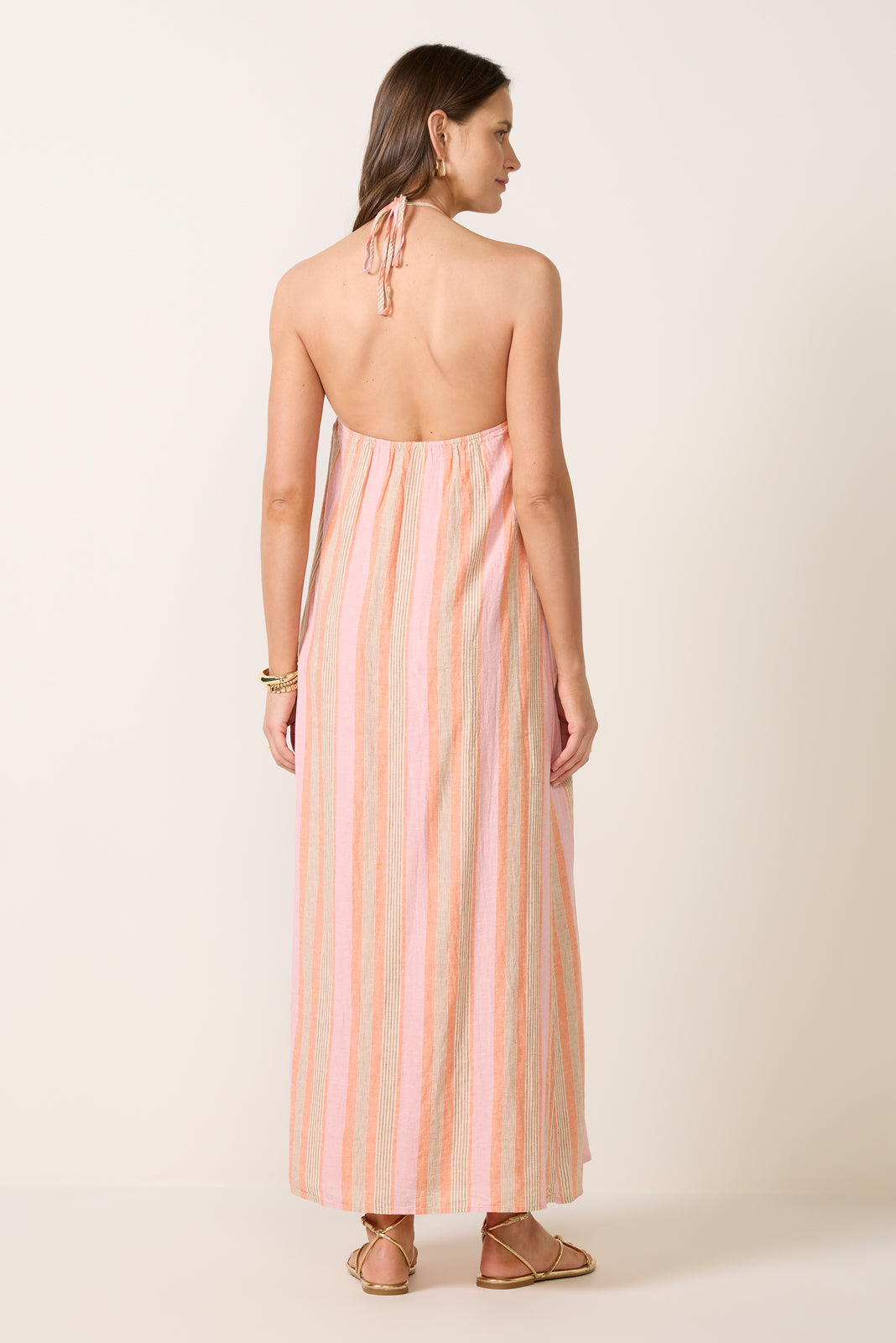 Vivian Stripe Midi Dress