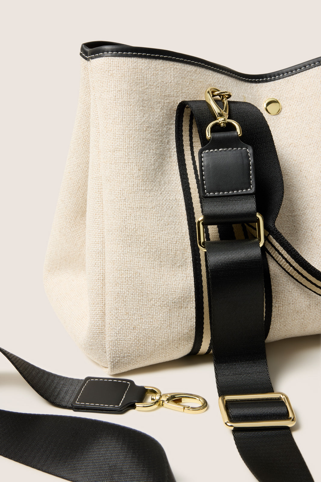 Lizzie Varsity Canvas Tote