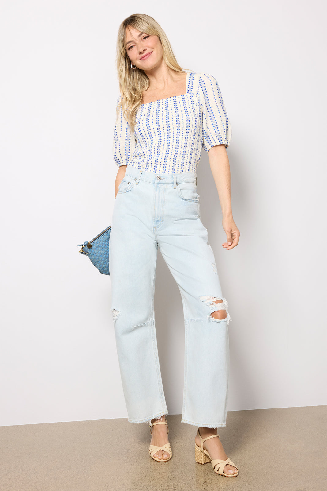 Ellison Smocked Top