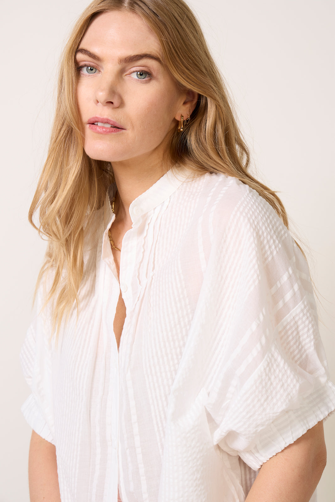 Mandarin Collar Top