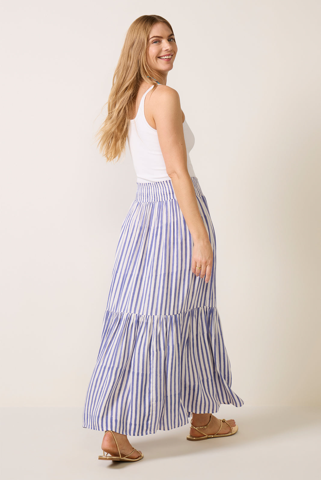 Shirred Skirt