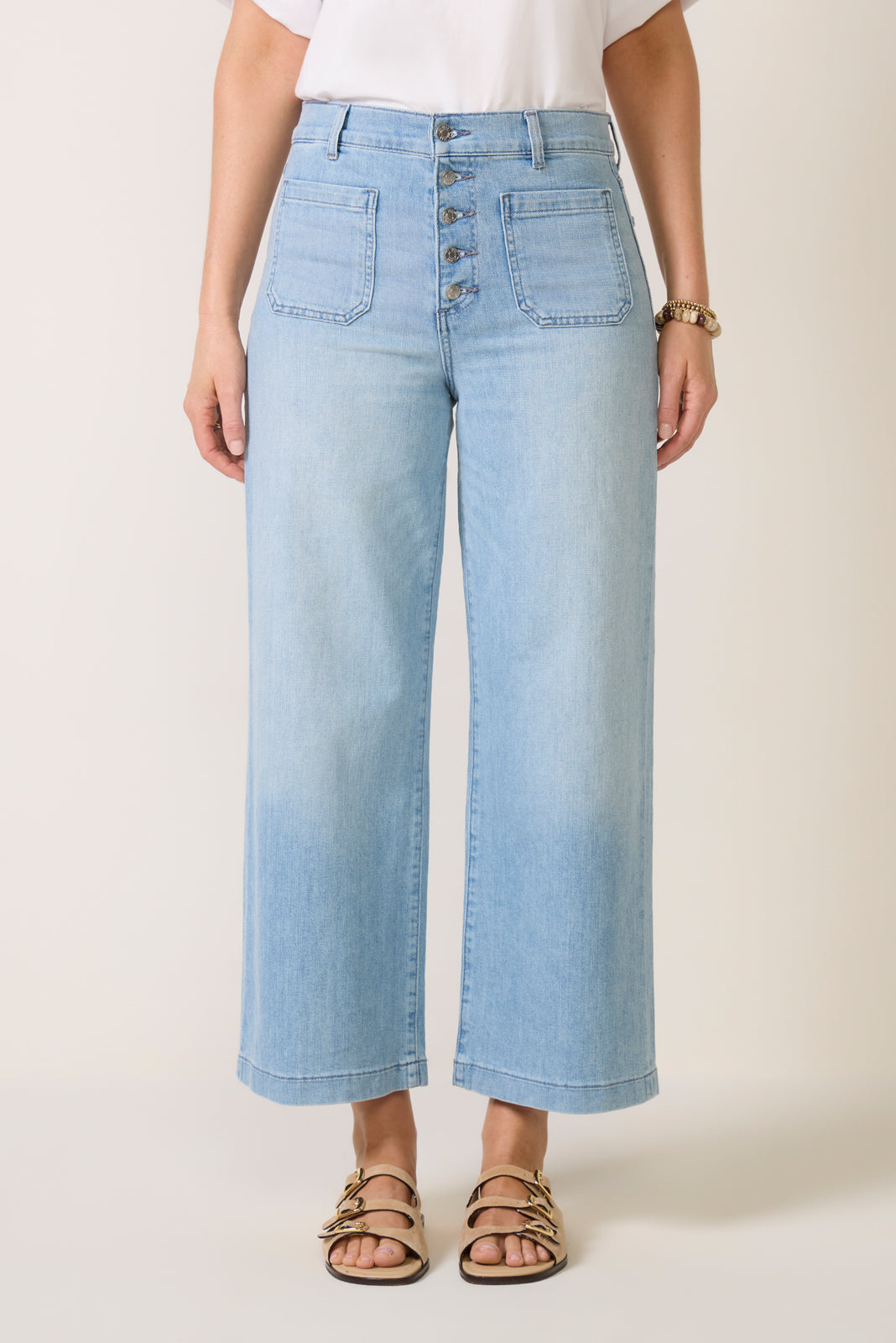 Georgia Wide Leg Ankle Jean