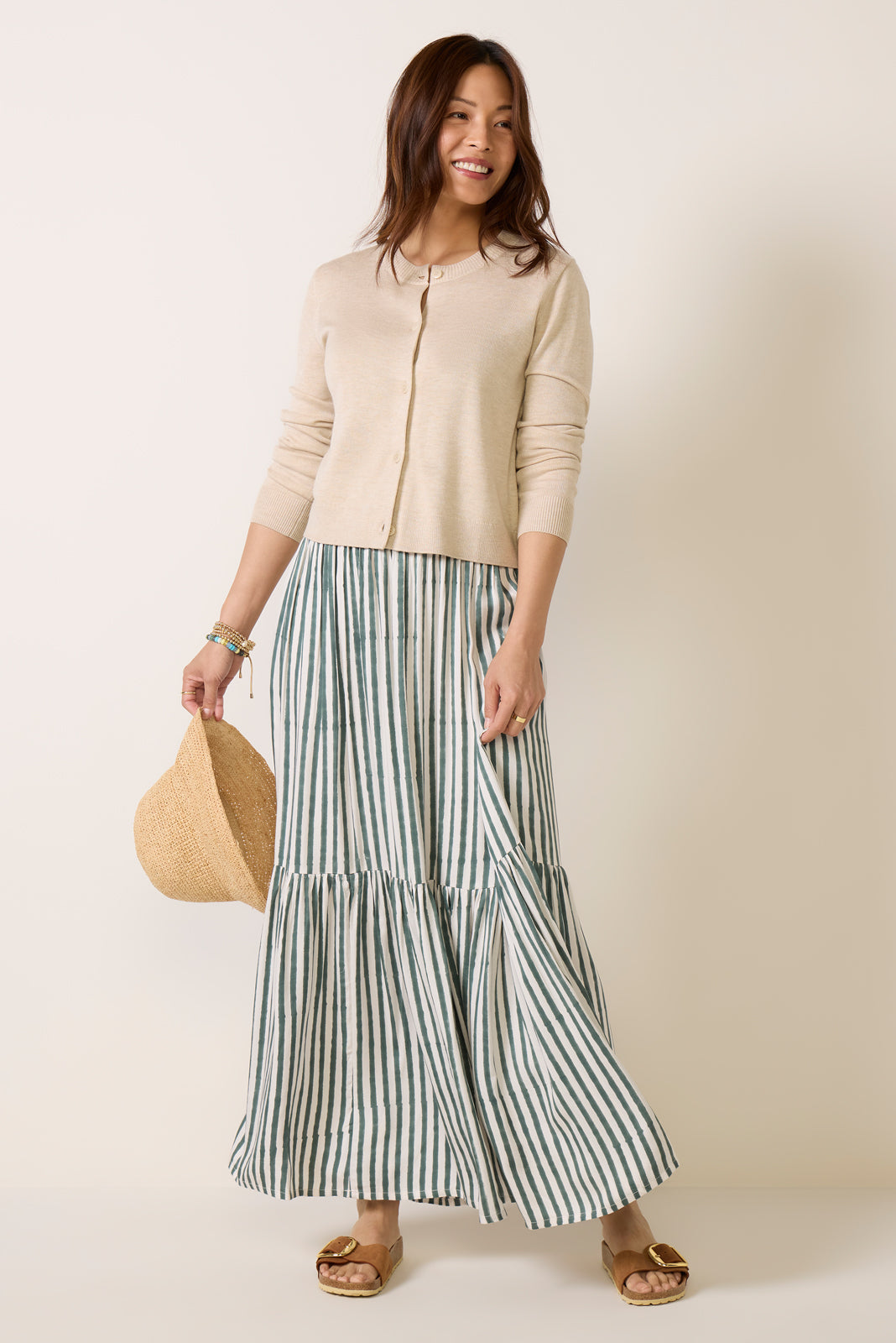 Shirred Skirt