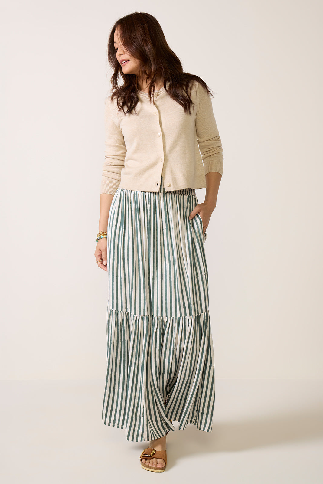 Shirred Skirt