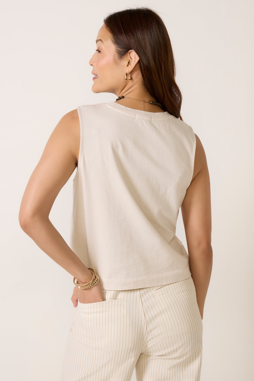 Sloane Jersey Muscle Tank