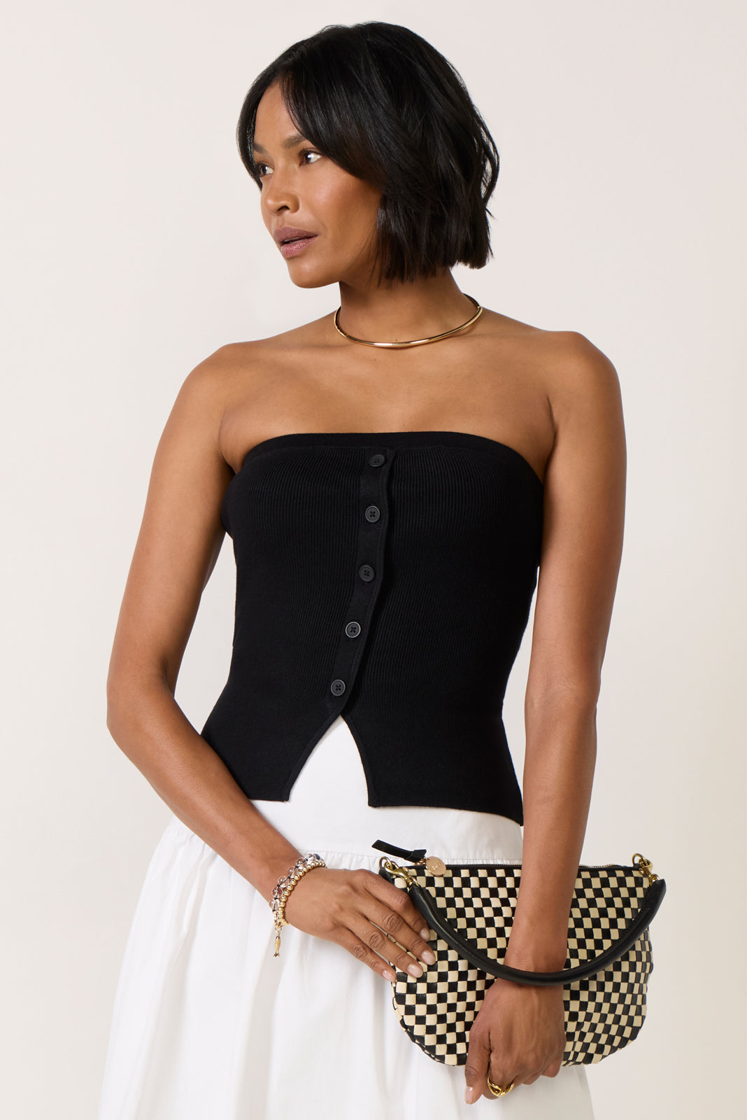 Palmer Strapless Sweater